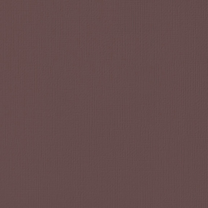 American Crafts - 12'x12" Textured Cardstock - Coffee ( 1 sheet )