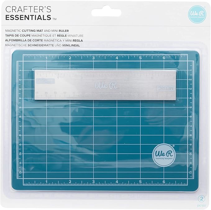 We R Memory Keepers - Mini Magnetic Mat & Ruler 5"x7"