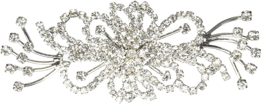 David Tutera - Flat Spray Rhinestone Brooch - 1 piece