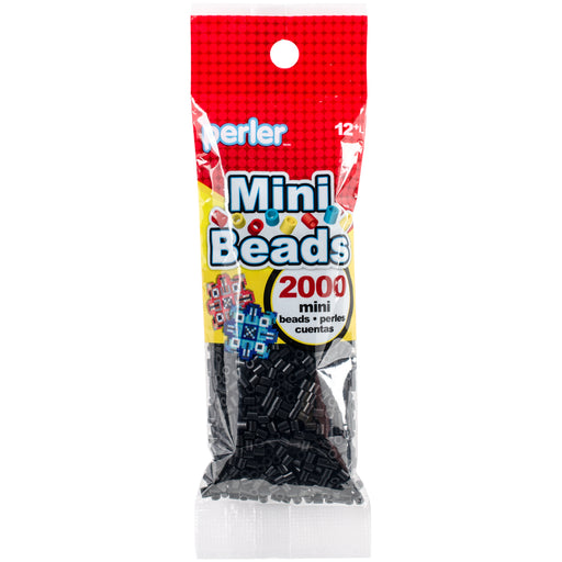 Perler Mini Beads 2000/Pkg-Black