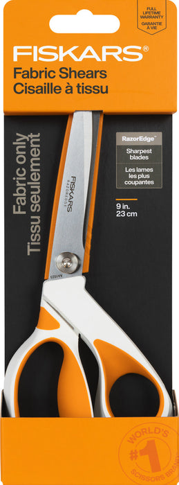 Fiskars - RazorEdge Softgrip Fabric Scissors 9"
