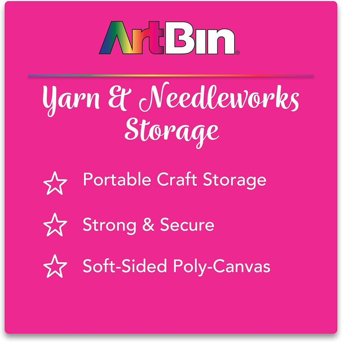 ArtBin Yarn Drum 12"X12.75" Gray Print