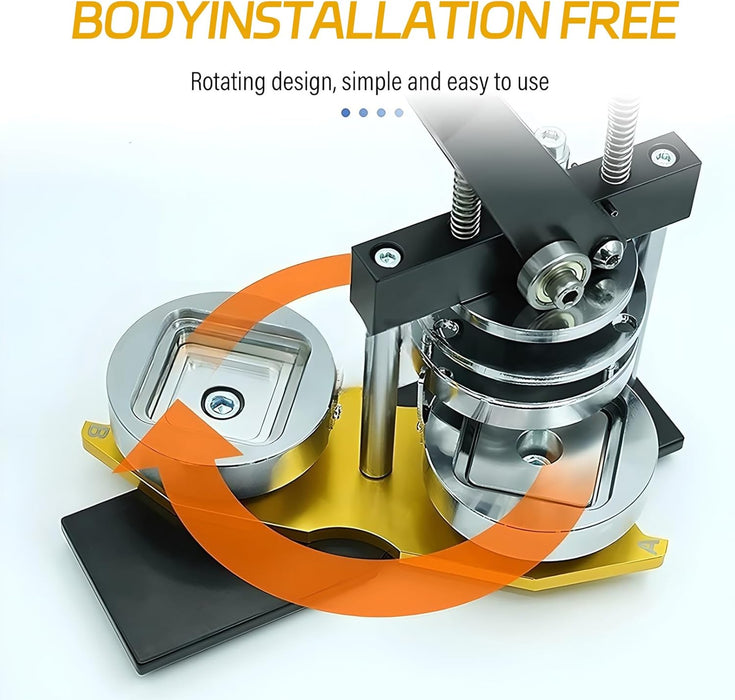 Fridge Magnet and Badge Machine with Cutter - 50mm x 50mm Plus Extra Refills