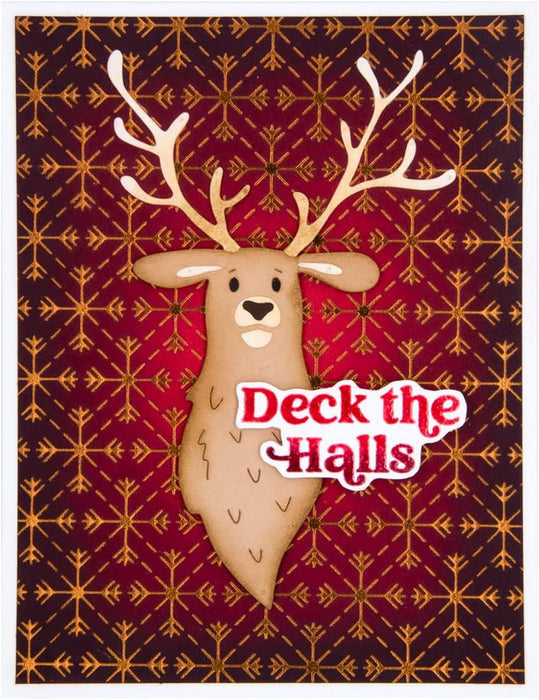 Spellbinders - Geo Snowflakes Glimmer Hot Foil Plate