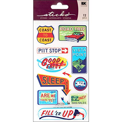 EK Success - Sticko - Stickers - Coast to Coast