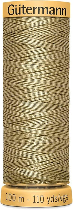 Gutermann Natural Thread 110yd-Oatmeal Brown