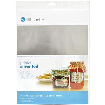 Silhouette America - Printable - Silver Foil - Inkjet