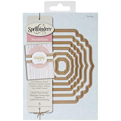 Spellbinders - Nestabilities - Labels Thirty-Seven