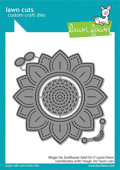 Lawn Fawn - Custom Craft Dies - Magic Iris Sunflower Add-On