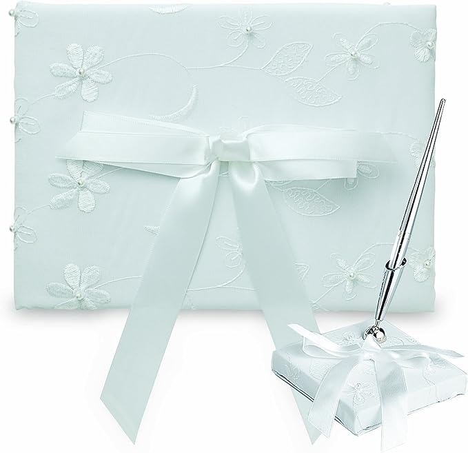 Wilton Joyful Wedding Day Collection Guest Book and Guest Pen
