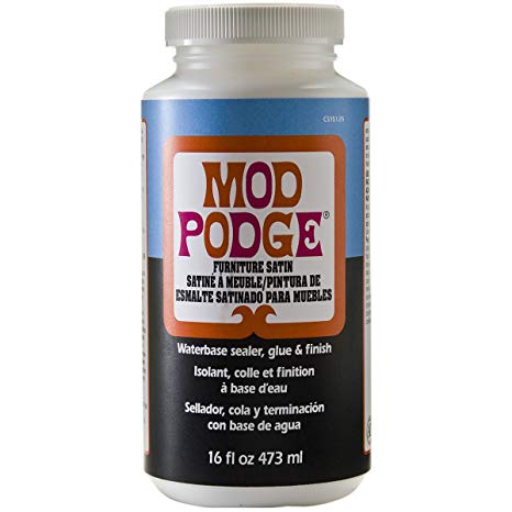Plaid - Mod Podge Furniture Sealer Glue and Finish - Satin - 16 fl oz (473ml)