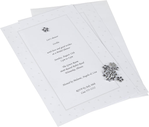 Wilton - Invitation Kit - Print your own - Darling Dots - Set of 12
