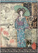 Stamperia A4 Rice Paper Packed Sir Vagabond in Japan Lady (1 Sheet), Red, Teal, Brown,