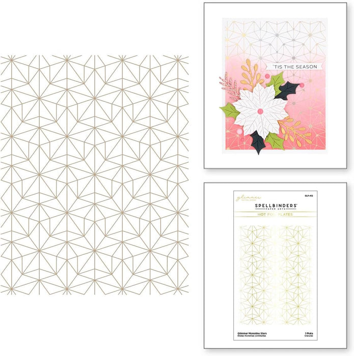 Spellbinders - Geo Snowflakes Glimmer Hot Foil Plate