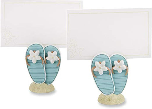 Kate Aspen - "Oceanfront Flip-Flop Place Card / Photo Holder (Set of 6)