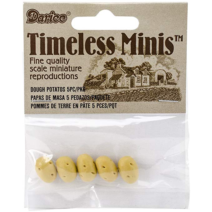 Darice - Timeless Mini's - Tiny Dough Potatoes