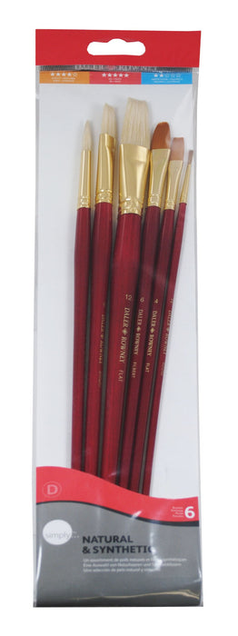 Daler-Rowney - Simply Range - Natural & Synthetic Brushes