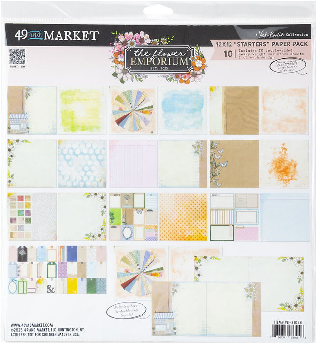 49 And Market Collection Pack 12"X12" - The Flower Emporium
