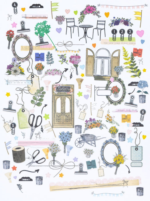 49 And Market Laser Cut Outs - Elements, The Flower Emporium
