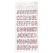 American Crafts - Thickers - Printed Chipboard Alphabet Stickers