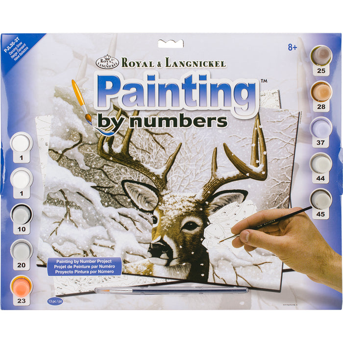 Royal & Langnickel(R) Large Paint By Number Kit 15.4"X11.25"-Dancing Snow