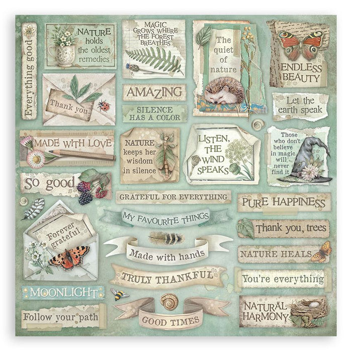 Stamperia - DS-Paper Pack 12"x12" 10/Pkg - Herbarium Silvae