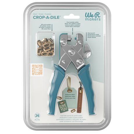 We R Makers Oval Crop-A-Dile Punch and Eyelet Setter - coming soon