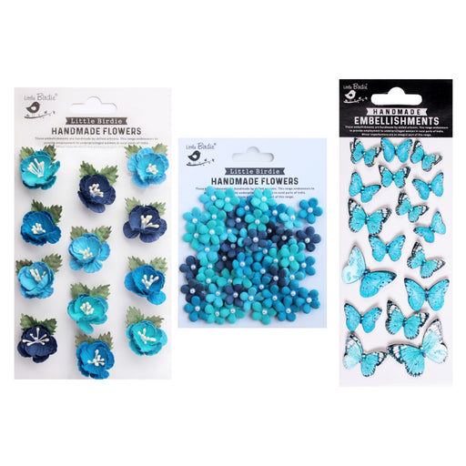 Little Birdie Flowers - Bulk Pack Blue