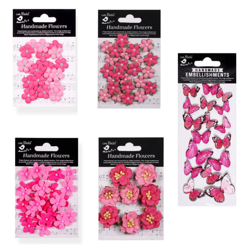 Little Birdie Flowers - Bulk Pink