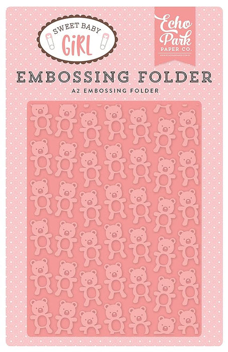 Echo Park - Sweet Baby Girl Collection - Embossing Folder