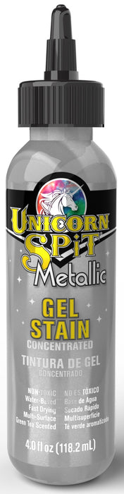 Unicorn Spit Sparkling Wood Stain & Glaze 4oz-Metallic Mercury