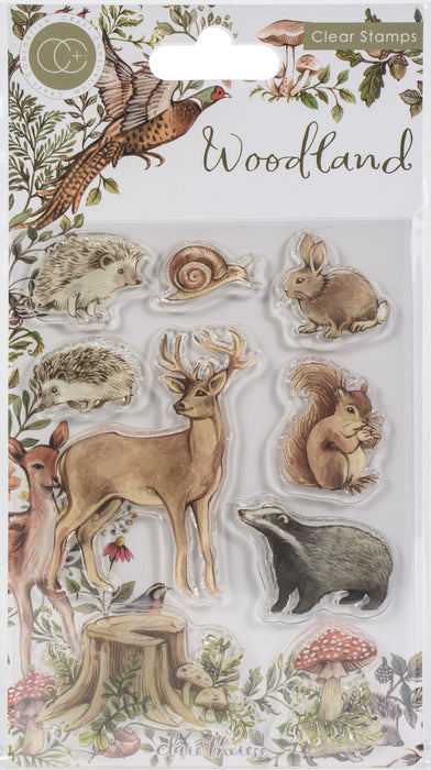 Craft Consortium A5 Clear Stamps-Animals, Woodland