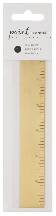 AC Point Planner Mini Ruler-Gold