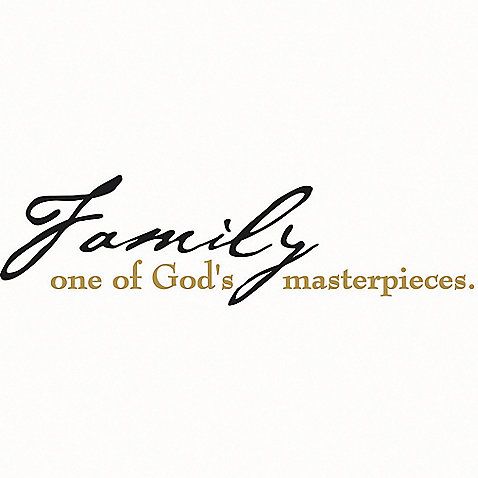 DCWV - Designer Wall Lettering - Family one of God's
