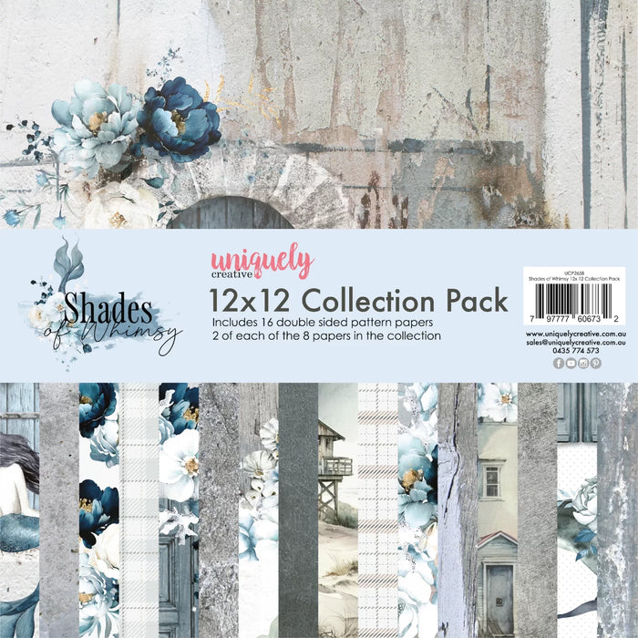 Uniquely Creative - Shades Of Whimsy Collection - 12"x12" Paper Papck