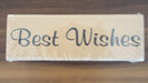 Oricraft - Wood Stamps - Best Wishes