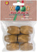 Pepperell Oval Wood Beads 32mmX22mm 6/Pkg-Maple