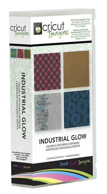 Cricut Cartridges - Imagine Machine - Colors & Patterns - Industrial Glow