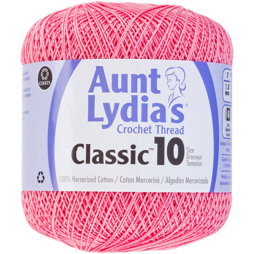 Aunt Lydia's Classic Crochet Thread Size 10-French Rose