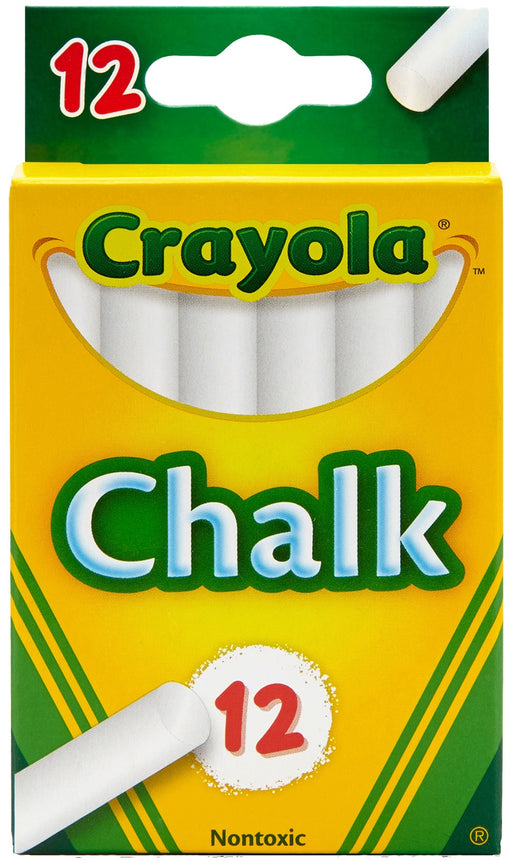 Crayola Chalk-White 12/Pkg