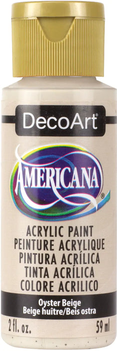 DecoArt Americana Acrylic Paint 2oz-Oyster Beige - Opaque