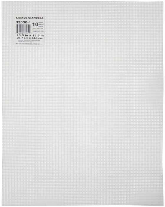 Zehrco-Giancola Plastic Canvas 10 Count 10.5"X13.5"-Clear