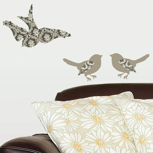 DCWV - Wall Designer Accents - Textile Birds