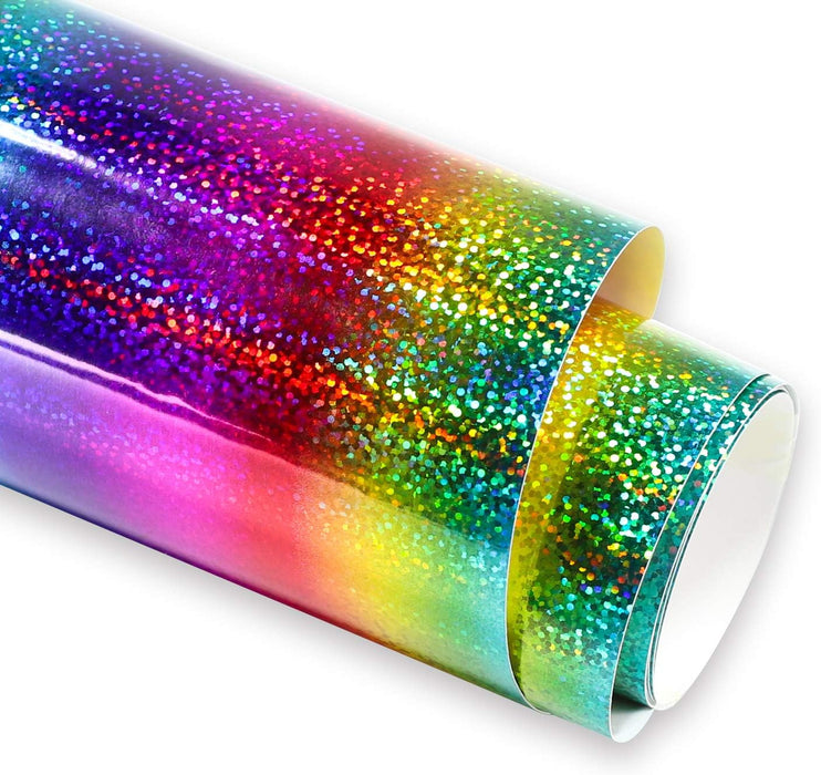 Grafitack Holographic Rainbow Metal Flake Self Adhesive Vinyl 30cm X 1.2m