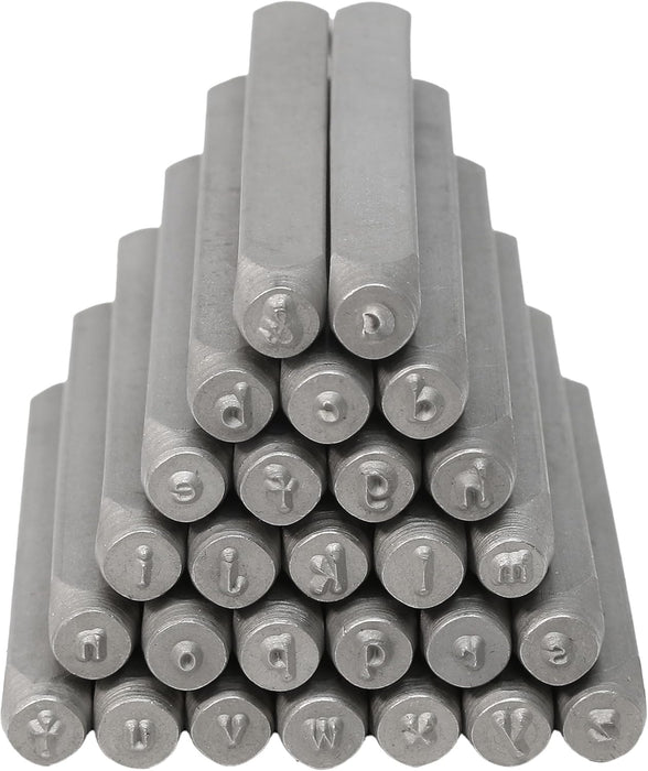 Beadsmith - Alphabet Punch Set W/Case 27/Pc - 3mm, Lowercase, Comic