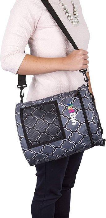 ArtBin Yarn Drum 12"X12.75" Gray Print