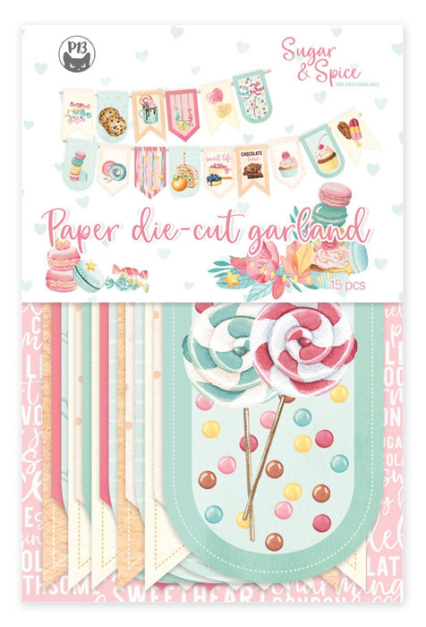 P13 Sugar & Spice Double-Sided Cardstock Die-Cuts-Banner