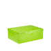 Creative Swirl Storage Box Lime -Large Foolscap