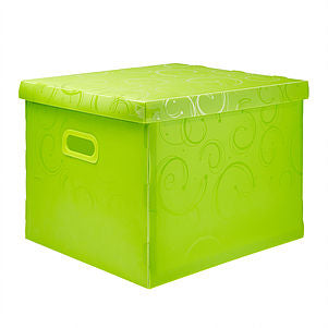 Creative Swirl Storage Box - Lime Humungous