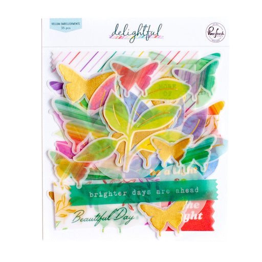 PinkFresh Vellum Embellishments Die-Cuts-Delightful